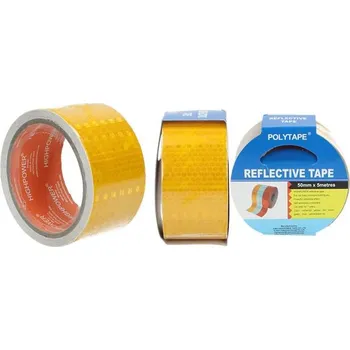Reflexní lepící páska žlutá 5m