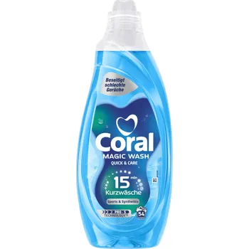 Prací gel Coral prací gel Magic Wash Sport a syntetika 54 dávek 2,16 l