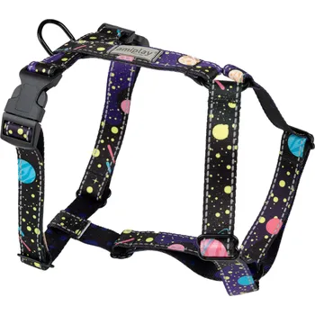 Postroj pro psa Nastavitelný postroj pro psa COSMOS GUARD vzor A velikost S, M, L, XL Rozměr: M - 25-40x35-55x2,0 cm