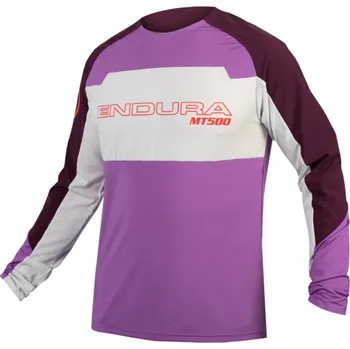 cyklistický dres Dres s dlouhým rukávem ENDURA MT500 Burner Lite Thistle, XXL