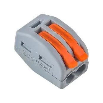 Sada nářadí JINH 50 kusů CMK412(2P) pákové rychlospojky pro elektrické dráty 32A 450V Svorkovnice konektory pro pevné a flexibilní vodiče