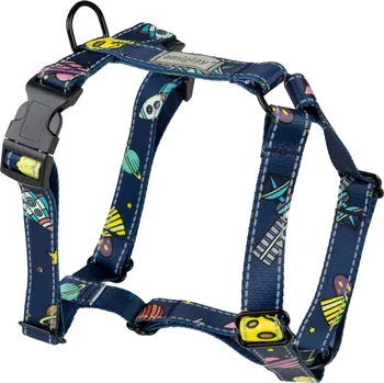 Postroj pro psa Nastavitelný postroj pro psa COSMOS GUARD vzor B velikost S, M, L, XL Rozměr: XL - 45-85x65-95x2,5 cm