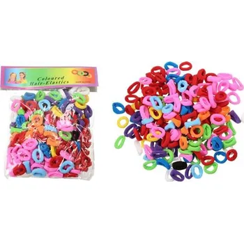 Barevné gumičky do vlasů 200 kusů