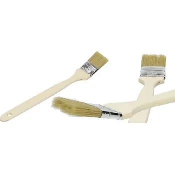 Malířský štetec dlouhý dřevěný zahnutý 50cm