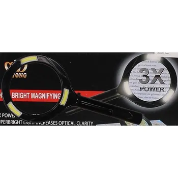 Lupa Velká Lupa s osvětlením 11cm a 3xLed