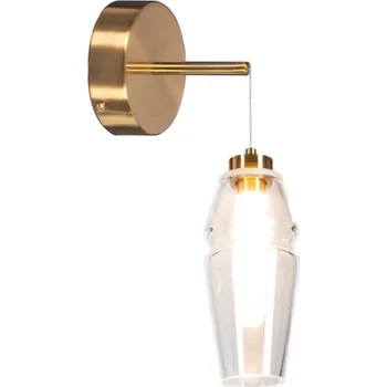 Nástěnné svítidlo Altavola Design Opal nástěnné svítidlo 1x6 W průhledná-zlatá LA025/W_clear