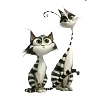 Nažehlovací obrázek - kočky VIII (7,6 x 9,0 cm)