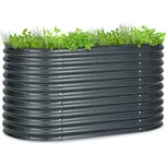 Blumfeldt Rondabox 160x80x80 cm Vyvýšený záhon Antracit (10035814)