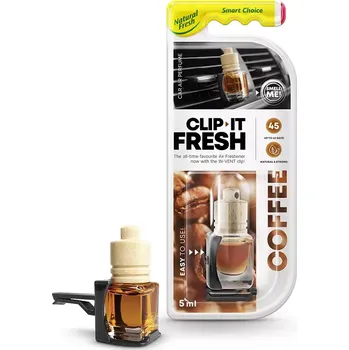 Osvěžovač vzduchu Clip it fresh - Osvěžovač vzduchu s klipem Coffee