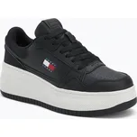 Dámské boty Tommy Jeans Retro Basket Flatform black