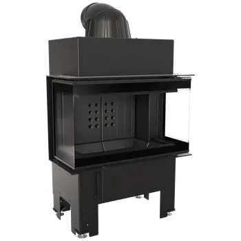 Krbová vložka Krbová vložka z oceli KRATKI NBC 680/280 7 kW, průměr 160 černá Thermotec NBC/BSL/P/680/280/BLACK