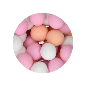 Jedlá dekorace na dort Čokoládové kuličky (Fun Cakes) Peachy Pink / 10 ks