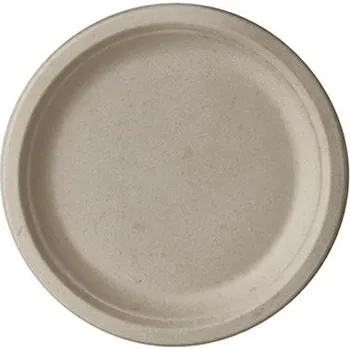 Jednorázové nádobí Talíř z cukrové třtiny 180mm 50ks