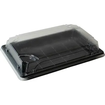 Jednorázové nádobí Box na sushi s víkem OP-07 225/145/30mm 50ks