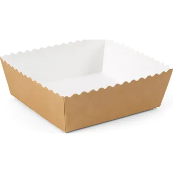 Jednorázové nádobí Miska papírová kraft 110/90/50mm 50ks