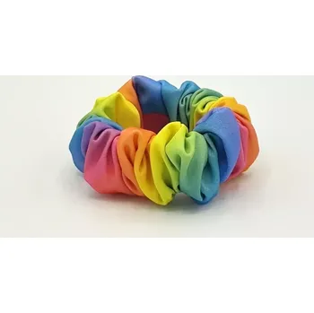 Scrunchie gumička Duhová L
