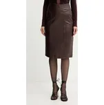 Kožená sukně Herve Leger Estella