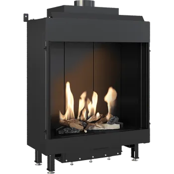 Krbová vložka Krbová vložka plynová KRATKI LEO 76/62 plyn-G31/30MBAR, 5.1 kW LEO/76/62/G31/30MBAR + Doprava Zdarma