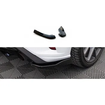 Auto-moto Maxton Design boční difuzory pod zadní nárazník ver.2 pro Ford Focus ST Mk4, černý lesklý plast ABS