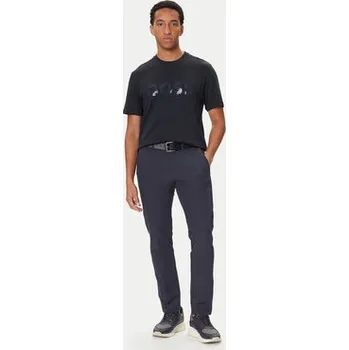 Pánské tričko BOSS T-Shirt Mirror Iconic 50547940 Tmavomodrá Relaxed Fit L