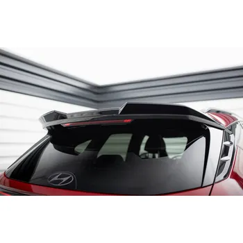 Tuning Maxton Design prodloužení spoileru 3d pro Hyundai Tucson Mk4, černý lesklý plast ABS, N-Line