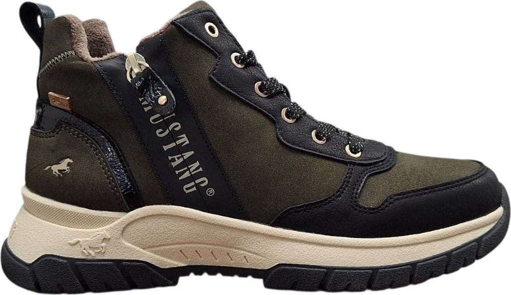 Mustang 15M0172006 Dámské zimní kotníkové boty khaki 39