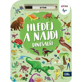Společenská hra Albi HRA Kvído Hledej a najdi: Dinosauři set s fixem