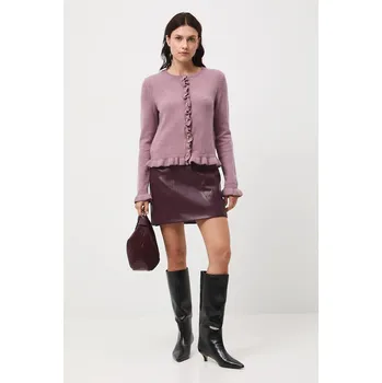 Dámský svetr Kardigan s vlnou Medicine dámský, růžová barva RW25-SWD503 34X, vel. XS