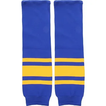 Merco Motor hokejové štulpny senior modrá-žlutá