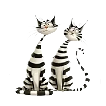 Nažehlovací obrázek - kočky VII (8,5 x 9,0 cm)
