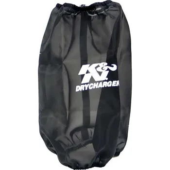 Filtr pro motocykl K&N RC-4780DK návlek na kulatý zkosený filtr 168 mmx241 mm, barva: černá SLEVA 8%