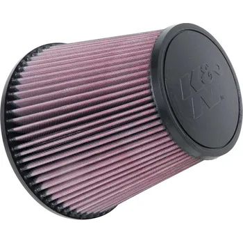 Filtr pro motocykl K&N univerzální kulatý zkosený filtr se vstupem 98 mm a výškou 178 mm, gumový vrchlík SLEVA 8%