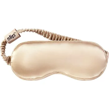 Škraboška na spaní Světle hnědá hedvábná maska na spaní Caramel – slip ID_1820864