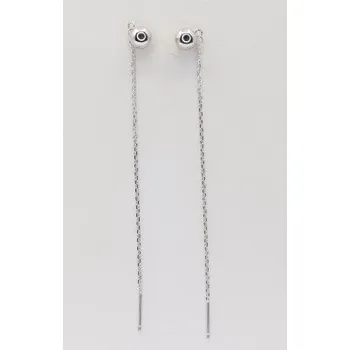 Náušnice Stříbrné provlékací náušnice