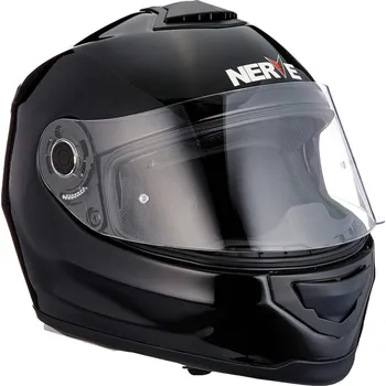 Helma na motorku NERVE Integrální helma NH6008 Gloss Black + Pinlock - Velikost L