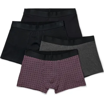 707347 - Tchibo - Boxerky - pro muže - vel. 3XL/9 - barva: černá/s potiskem