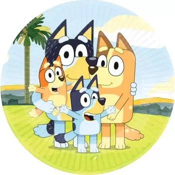 Talíř Papírové talíře Bluey