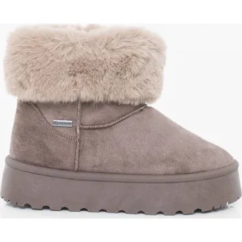 Dámská zimní obuv Tom Tailor 8490220002 Dámské zimní kotníkové boty mud 39