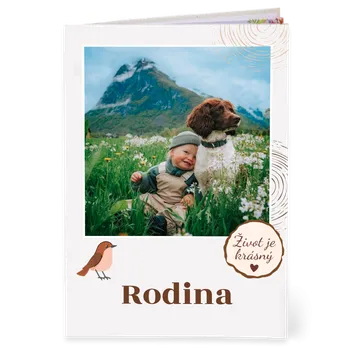 Fotokniha Fotokniha A4 s motivem štěstí - pevné desky, česká výroba