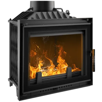 Krbová vložka Litinový krb na dřevo KRATKI ANTEK DECO 10 kW, průměr 150 ANTEK/DECO/150