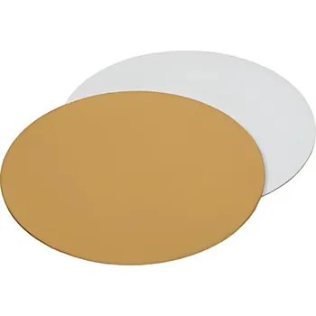 Obal na kolo Podložka pod dort zlatá 26cm 50ks