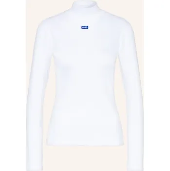 Dámské tričko Hugo Dámské Tričko S Dlouhým Rukávem Easy, bílá, 40