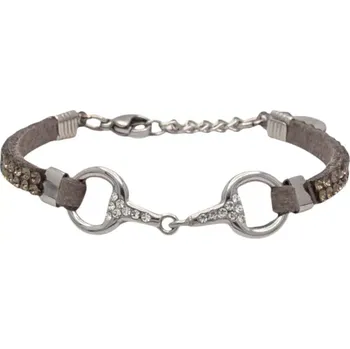 Náramek Náramek Equestrian Lilo Strass šedá/stříbrná