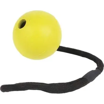 Krmivo pro psa Floating - odolný plovoucí míč na šňůře pro psy, L, 8 cm