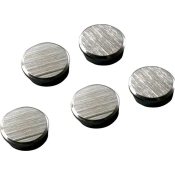 Dekorativní magnet Magnet Franken chromovaný, 16 mm, 5 ks