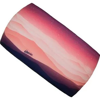 Čepice Funkční čelenka dvouvrstvá Drexiss s fleecem Sunset pink - zateplená obvod hlavy 48-52 cm