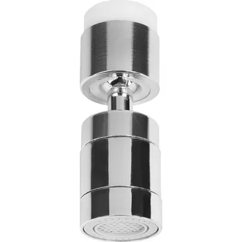 Vodovodní baterie AQUALINE Perlátor s kloubem a přepínačem, redukce M22x1 a M24x1, ABS/chrom B006