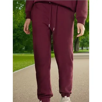 Sinsay - Tepláky jogger - burgundy - 466EY-83X - 466EY-83X-XXS