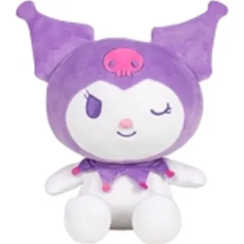 plyšák Play by Play My Melody & Kuromi - Kuromi plyšová - 16 cm - sedící - fialová