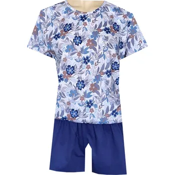 Dámské pyžamo FOLTÝN Dámské Pyžamo Krátké DPK70 Velikost: L